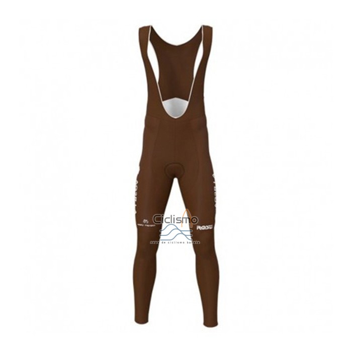 Ag2r La Mondiale Ropa Ciclismo Culotte Largo 2019 Mangas Largas Negro Blanco Azul